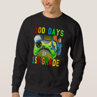 100 Days Of First Grade Level Unlocked 100 Days Of Sweatshirt