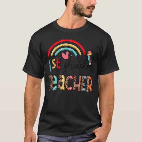 100 Days Of First Grade Teacher Back To School Tea T_Shirt