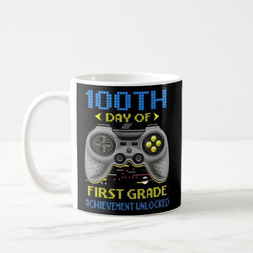 100 Days Of Home First Grade  Gamers Achievement  Coffee Mug