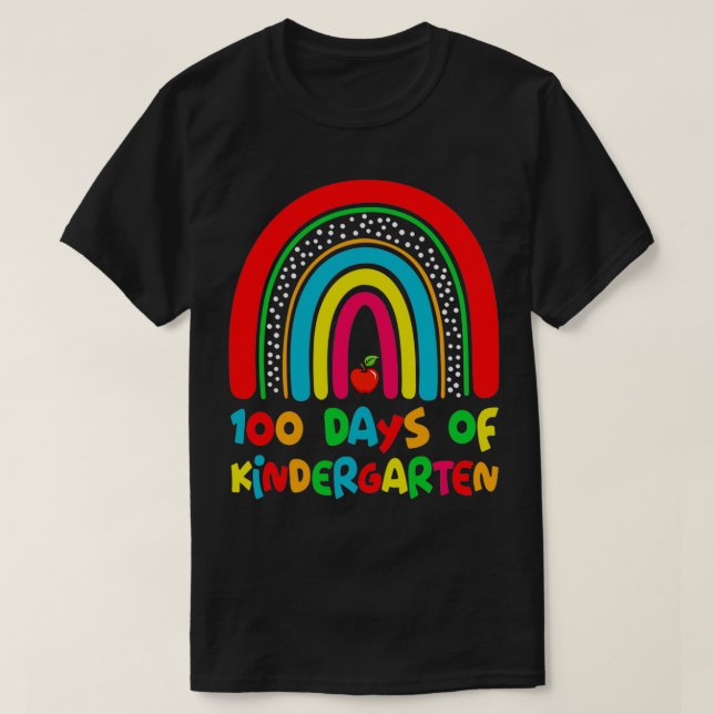 100 Days of Kindergarten 1 T-Shirt (Design Front)