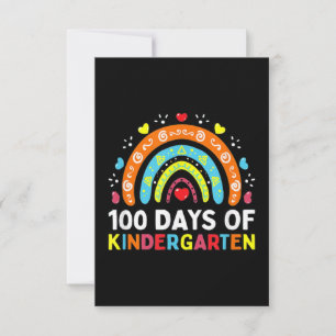 100 Days of Kindergarten Card