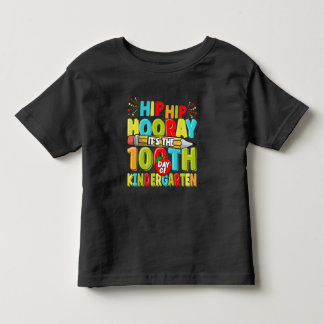100 Days of Kindergarten Colorful Cute Toddler  T-shirt