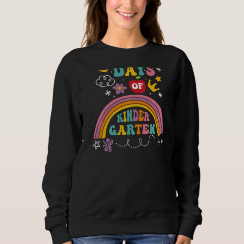 100 Days of Kindergarten Costume Rainbow Butterfly Sweatshirt