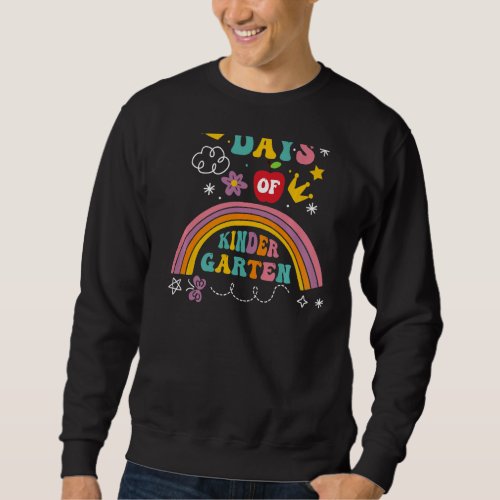 100 Days of Kindergarten Costume Rainbow Butterfly Sweatshirt