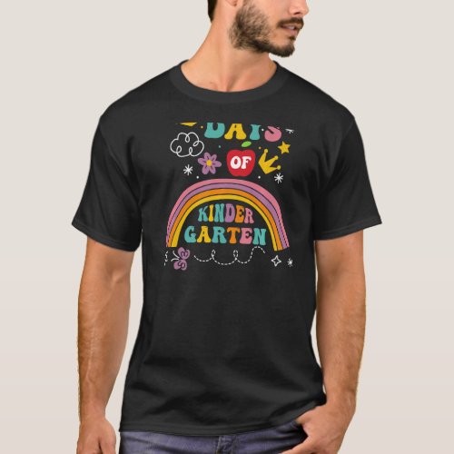 100 Days of Kindergarten Costume Rainbow Butterfly T_Shirt