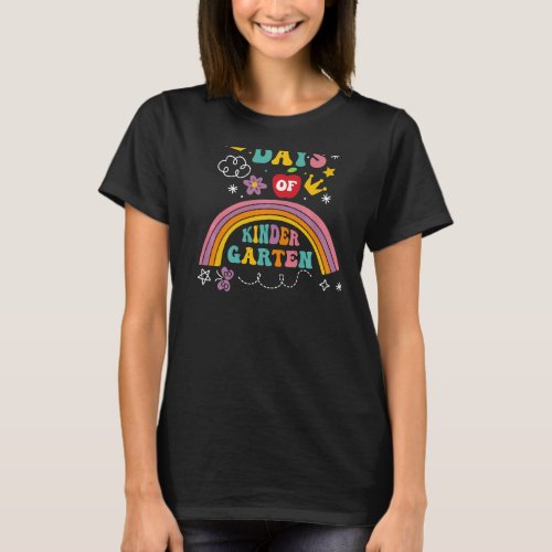 100 Days of Kindergarten Costume Rainbow Butterfly T_Shirt