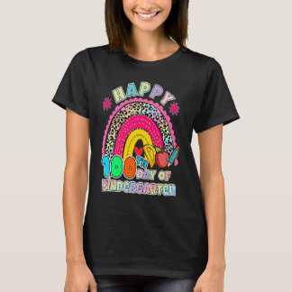 100 Days Of Kindergarten Happy 100th Day Of Schoo T-Shirt