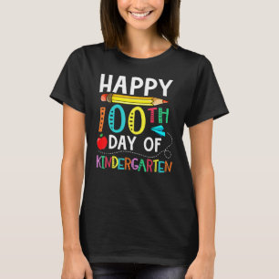 100 Days Of Kindergarten Happy 100th Day Of School T-Shirt