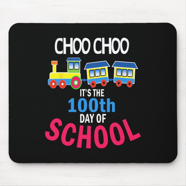 100 Days Of Kindergarten School Student Teacher  Mouse Pad (Front)