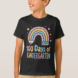 100 Days Of Kindergarten Shirt Girls 100th Day