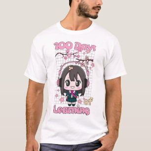 100 Days of Learning: A Journey of Growth and Achi T-Shirt