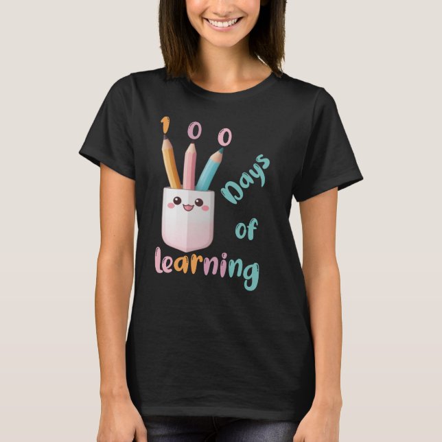 100 Days of Learning, Teacher T-Shirt (Front)