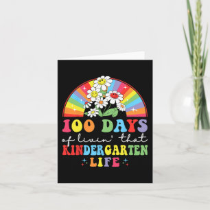 100 days of livin#39; that kindergarten hippie rai card
