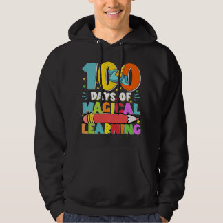100 days of magical learning 100 days 100 days of  hoodie