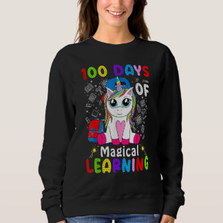100 Days of Magical Learning School Smarter Dabbin Sweatshirt