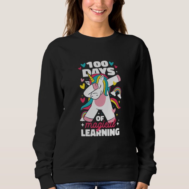 100 days of magical learning sweatshirt (Front)