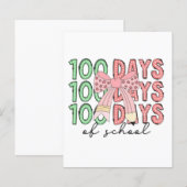 🎉🎀 100 Days of School 🎀📚 (Front/Back)