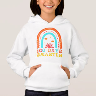 100 DAYS OF SCHOOL - 100 DAYS SMARTER RAINBOW HOODIE