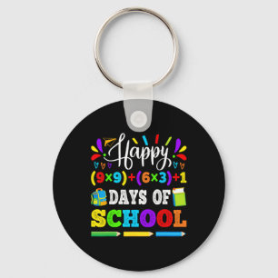 100 Days Of School 100th Math Equation Teacher Kid Keychain