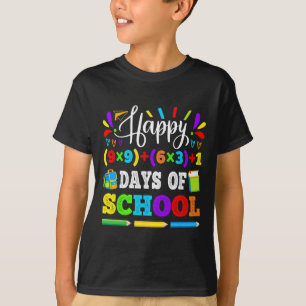 100 Days Of School 100th Math Equation Teacher Kid T-Shirt