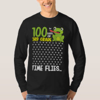 100 Days of School 3rd Grade Frog Time Flies Boys