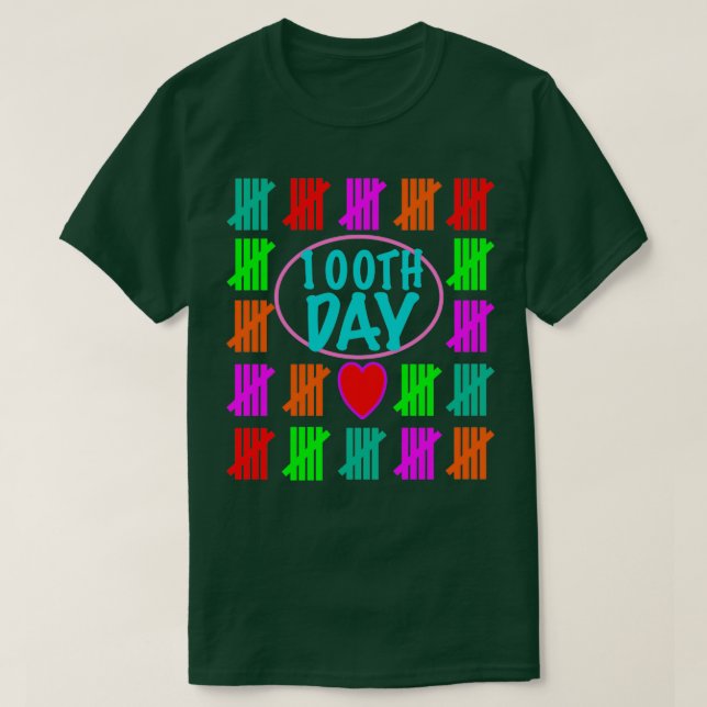 100 days of school 55 T-Shirt (Design Front)