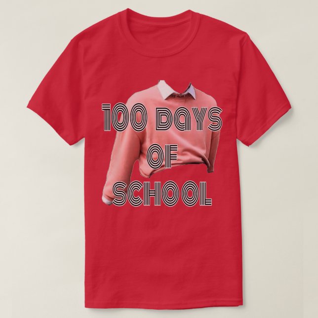 100 days of school 9 T-Shirt (Design Front)