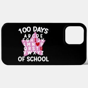 100 Days Of School Alphabet 100th Day Teacher  iPhone 13 Pro Max Case