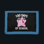 100 Days Of School Alphabet 100th Day Teacher  Trifold Wallet<br><div class="desc">100 Days Of School Alphabet 100th Day Teacher Student Kids</div>