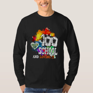 100 Days Of School And Loving It 100th Day Girl Bo T-Shirt