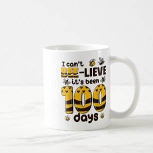 100 Days Of School Bee 100th Day Of School Kids Coffee Mug