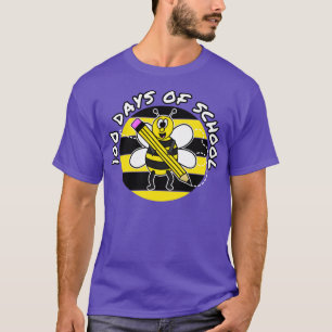100 Days Of School Bee Kindergarten Teacher 2023 T-Shirt