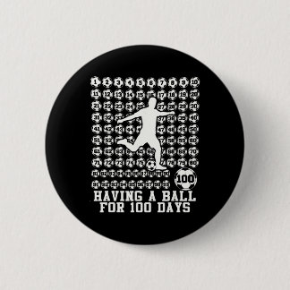 100 Days Of School Boys Soccer 100th Day Of School Button
