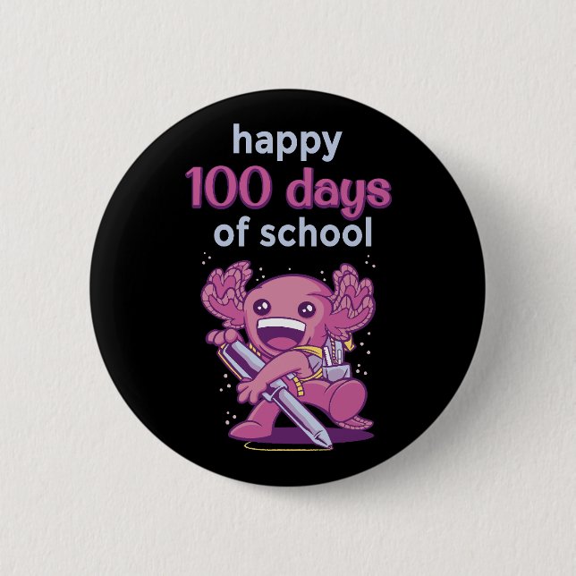 100 days of school button (Front)