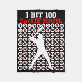 100 Days Of School Bysebyll 100th Day Of School Bo Fleece Blanket