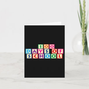 100 Days Of School  Card