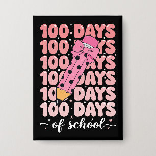 100 days of school celebration button