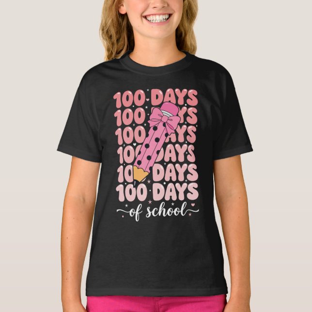 100 days of school celebration T-Shirt (Front)
