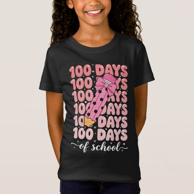 100 days of school celebration T-Shirt (Front)