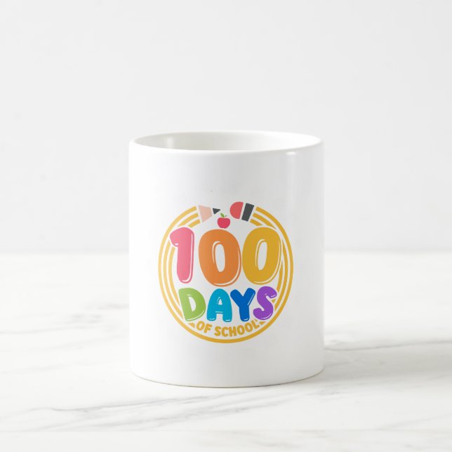 100 days of school coffee mug (Center)
