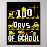 100 Days Of School Construction Truck 100th Day Bo