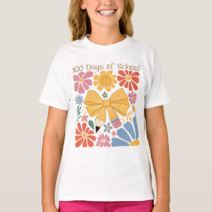 100 Days of School Coquette T-Shirt