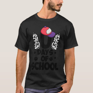 100 Days Of School Dalmatian Dog 100 Days Smarter  T-Shirt