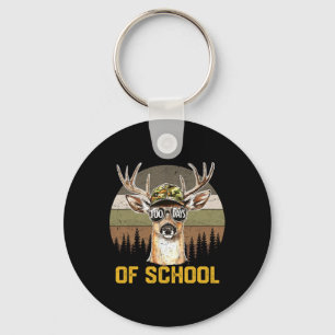 100 Days Of School Deer Hunting Camo Hunter Boy Gi Keychain