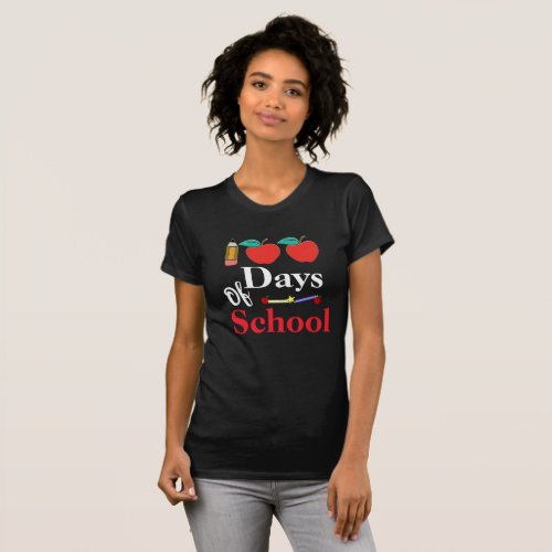 100 Days of School Design T_Shirt