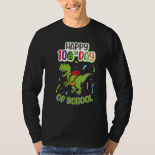 100 Days of School Dinosaur Elementary School Stud T-Shirt