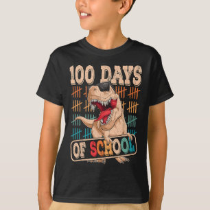 100 Days Of School Dinosaur Fun 100th Day Of Schoo T-Shirt