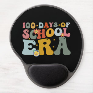 100 Days Of School Era Groovy Teacher Kids Gel Mouse Pad