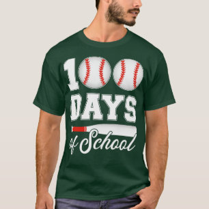 100 days of school for 100th day baseball student T-Shirt