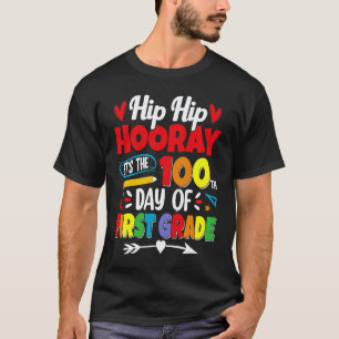 100 Days Of School For Kids Boys First Grade Teach T-Shirt